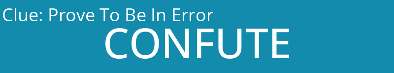 Prove To Be In Error