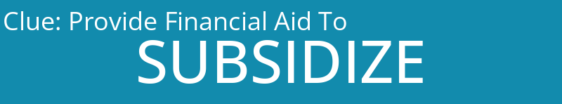 Provide Financial Aid To