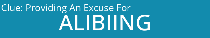 Providing An Excuse For
