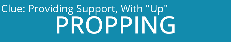Providing Support, With "Up"