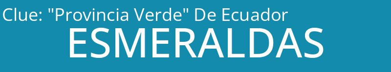 "Provincia Verde" De Ecuador