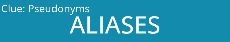 Pseudonyms