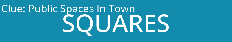 Public Spaces In Town