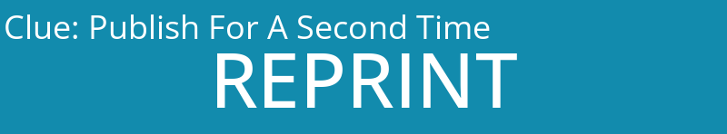 Publish For A Second Time