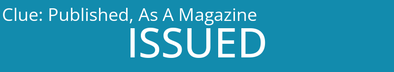 Published, As A Magazine