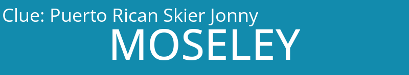 Puerto Rican Skier Jonny