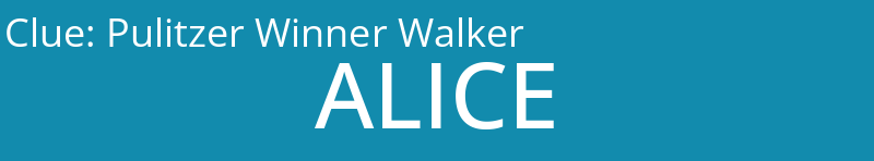 Pulitzer Winner Walker
