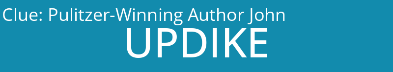 Pulitzer-Winning Author John