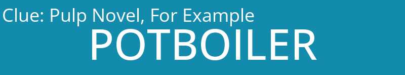 Pulp Novel, For Example