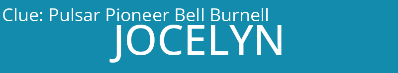 Pulsar Pioneer Bell Burnell