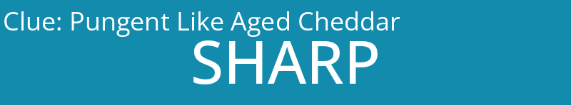 Pungent Like Aged Cheddar