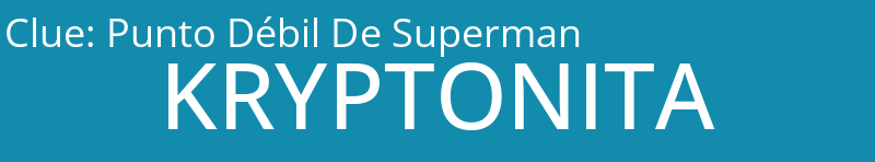 Punto Débil De Superman