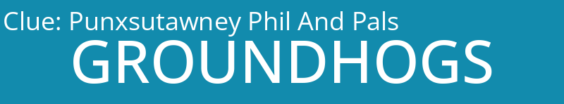 Punxsutawney Phil And Pals