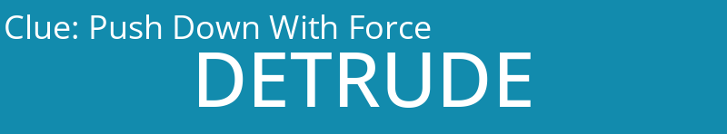 Push Down With Force