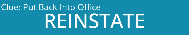 Put Back Into Office
