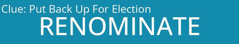 Put Back Up For Election