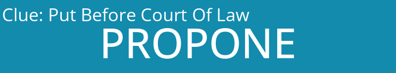 Put Before Court Of Law