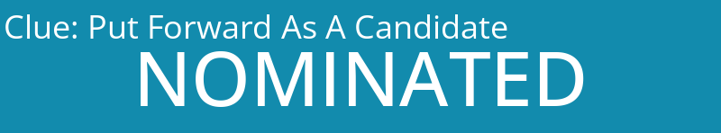 Put Forward As A Candidate