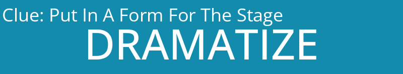 Put In A Form For The Stage