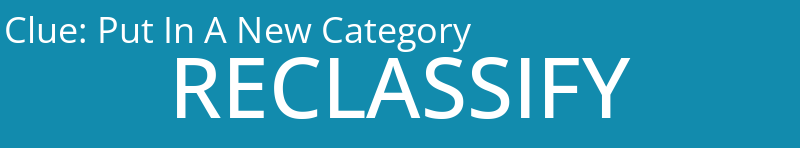 Put In A New Category