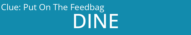 Put On The Feedbag