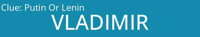 Putin Or Lenin