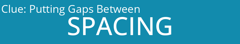 Putting Gaps Between