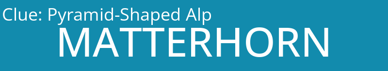 Pyramid-Shaped Alp
