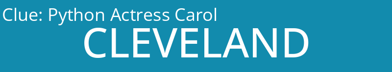 Python Actress Carol