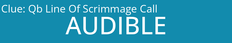 Qb Line Of Scrimmage Call