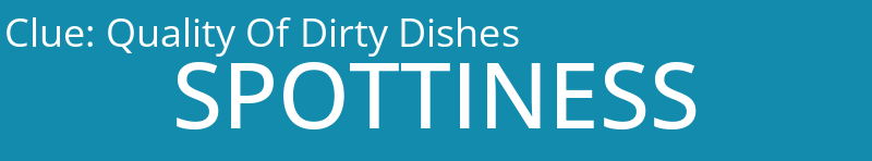 Quality Of Dirty Dishes