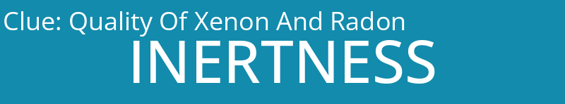 Quality Of Xenon And Radon