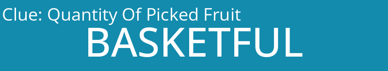 Quantity Of Picked Fruit