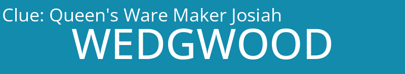 Queen's Ware Maker Josiah