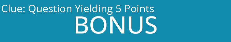 Question Yielding 5 Points
