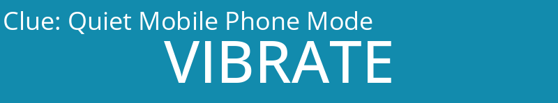 Quiet Mobile Phone Mode