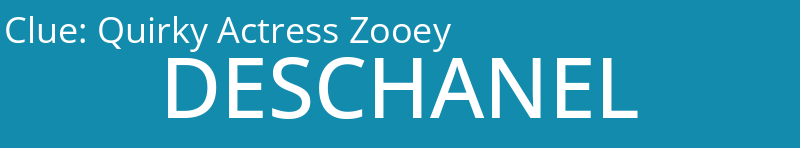 Quirky Actress Zooey