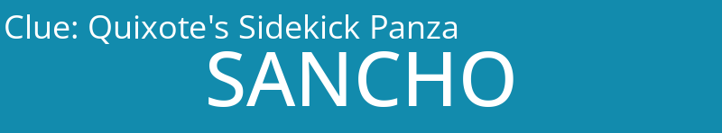 Quixote's Sidekick Panza