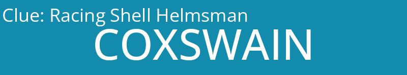 Racing Shell Helmsman