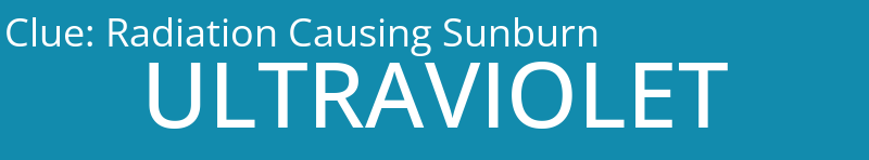 Radiation Causing Sunburn