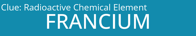 Radioactive Chemical Element