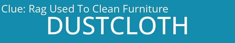 Rag Used To Clean Furniture