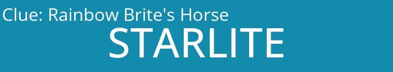 Rainbow Brite's Horse