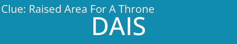 Raised Area For A Throne