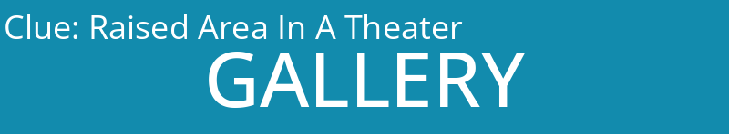 Raised Area In A Theater