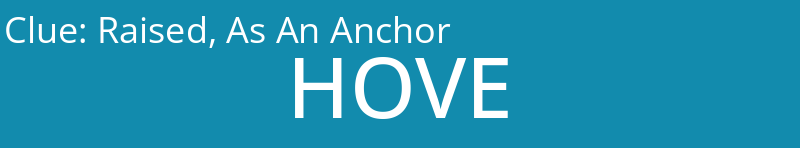 Raised, As An Anchor