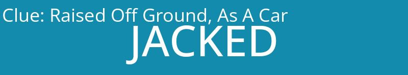 Raised Off Ground, As A Car