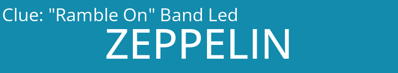 "Ramble On" Band Led