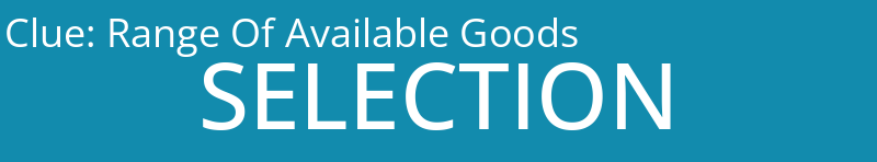 Range Of Available Goods