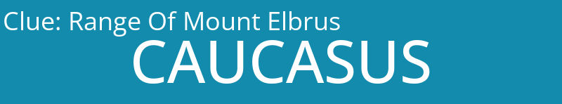 Range Of Mount Elbrus